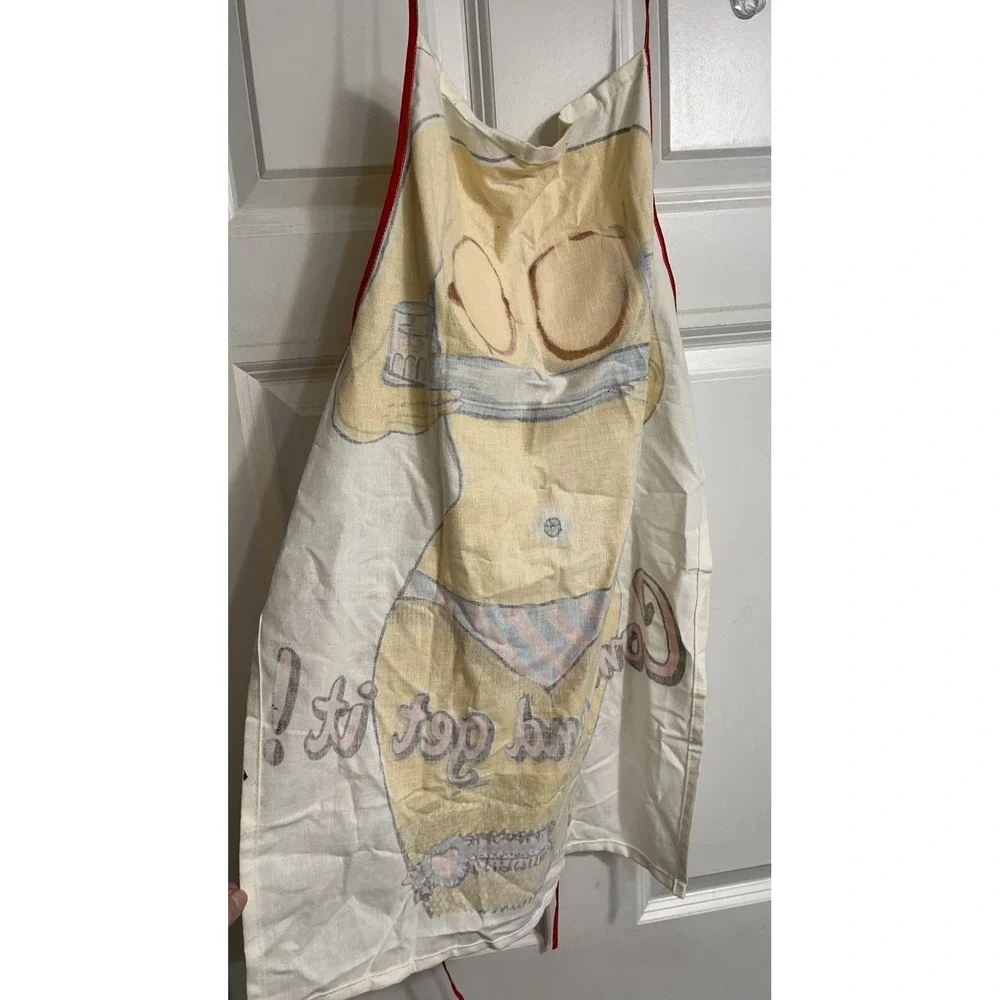 Grill Apron Bikini Squishy Breast Come Get It Tie Back Funny Silly